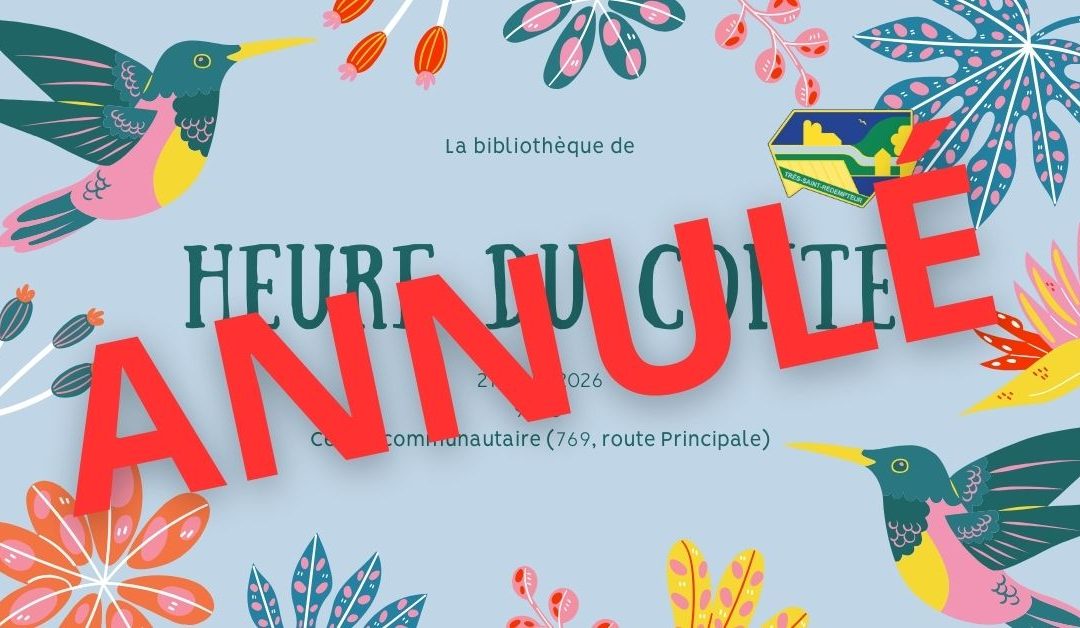 *ANNULÉ* Heure du conte de mars | 21 mars 2026