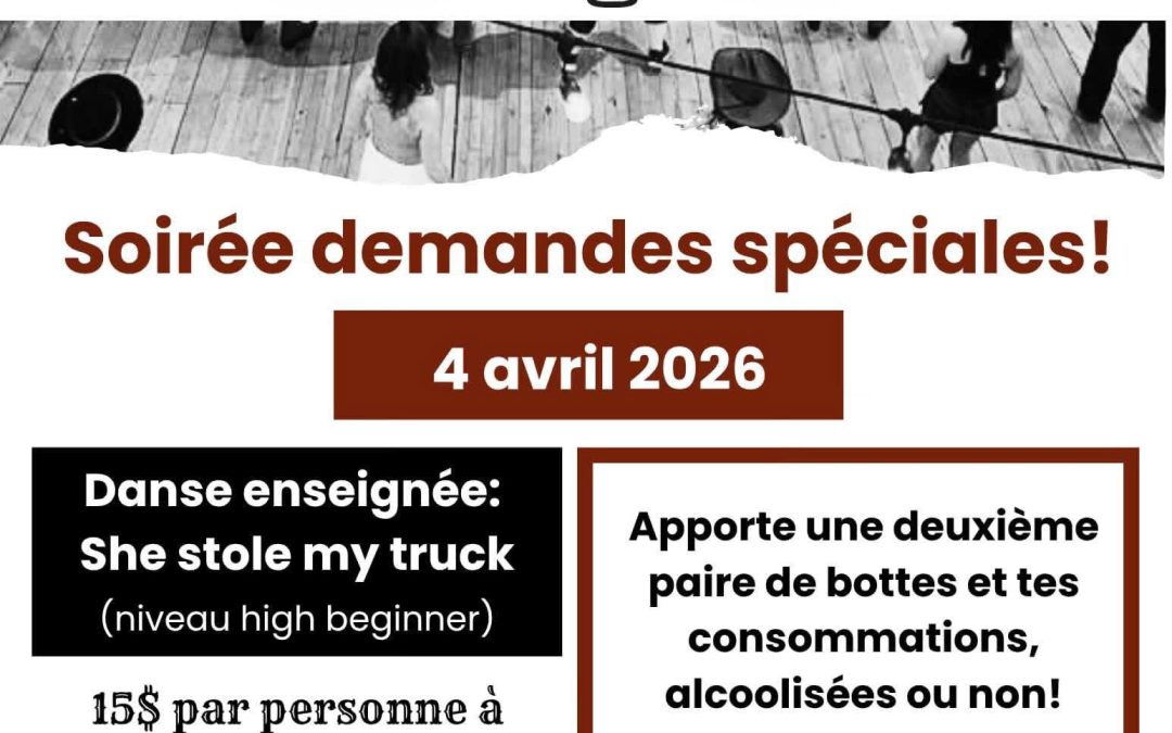 West N&rsquo; Moves : Soirée danse country | 4 avril 2026 à 18h30