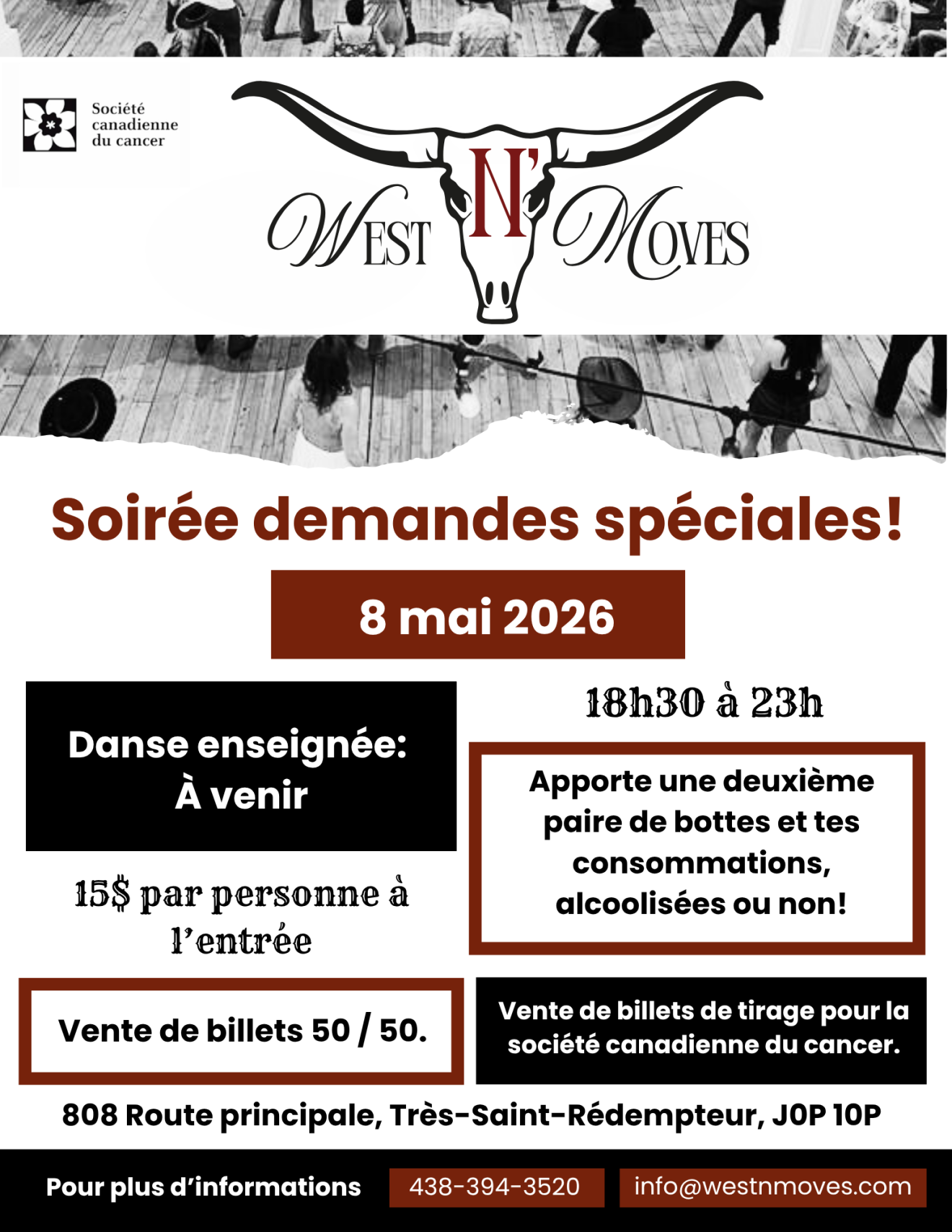 West N' Moves | Soirée danse country - 8 mai 2026