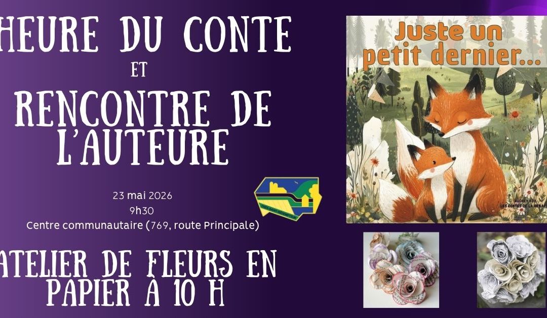 Heure du conte | 23 mai 2026 à 9h30