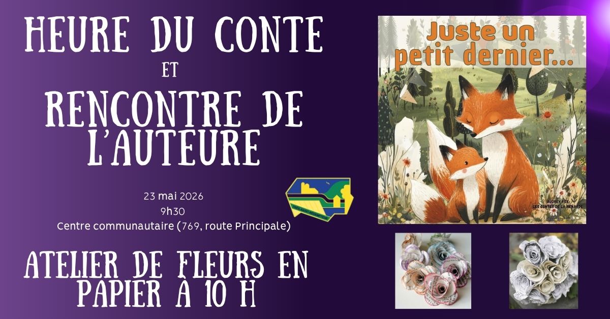 Heure du conte | 23 mai 2026 à 9h30