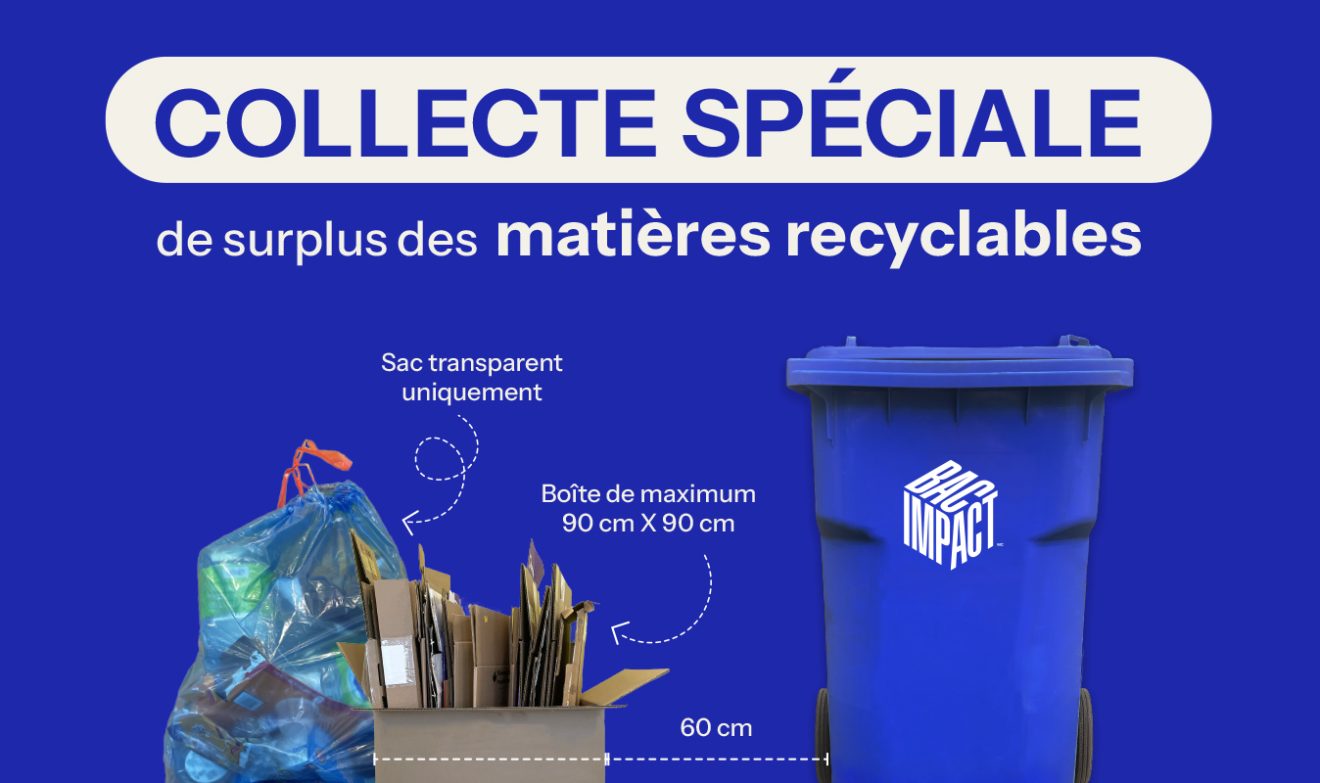 Collecte des surplus de matières recyclables et cartons | Jeudi 2 juillet 2026