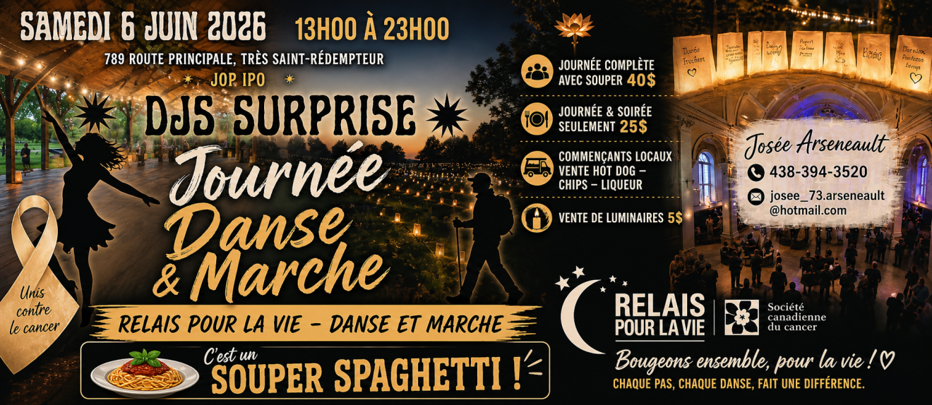 Relais pour la vie | 6 juin 2026