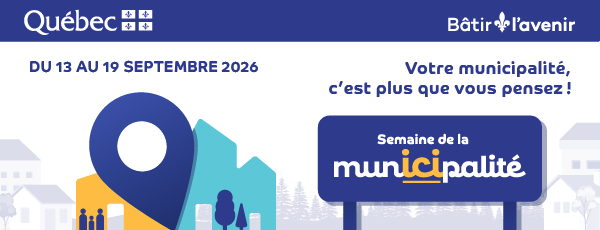 Semaine de la municipalité 2026 | 13 au 19 septembre
