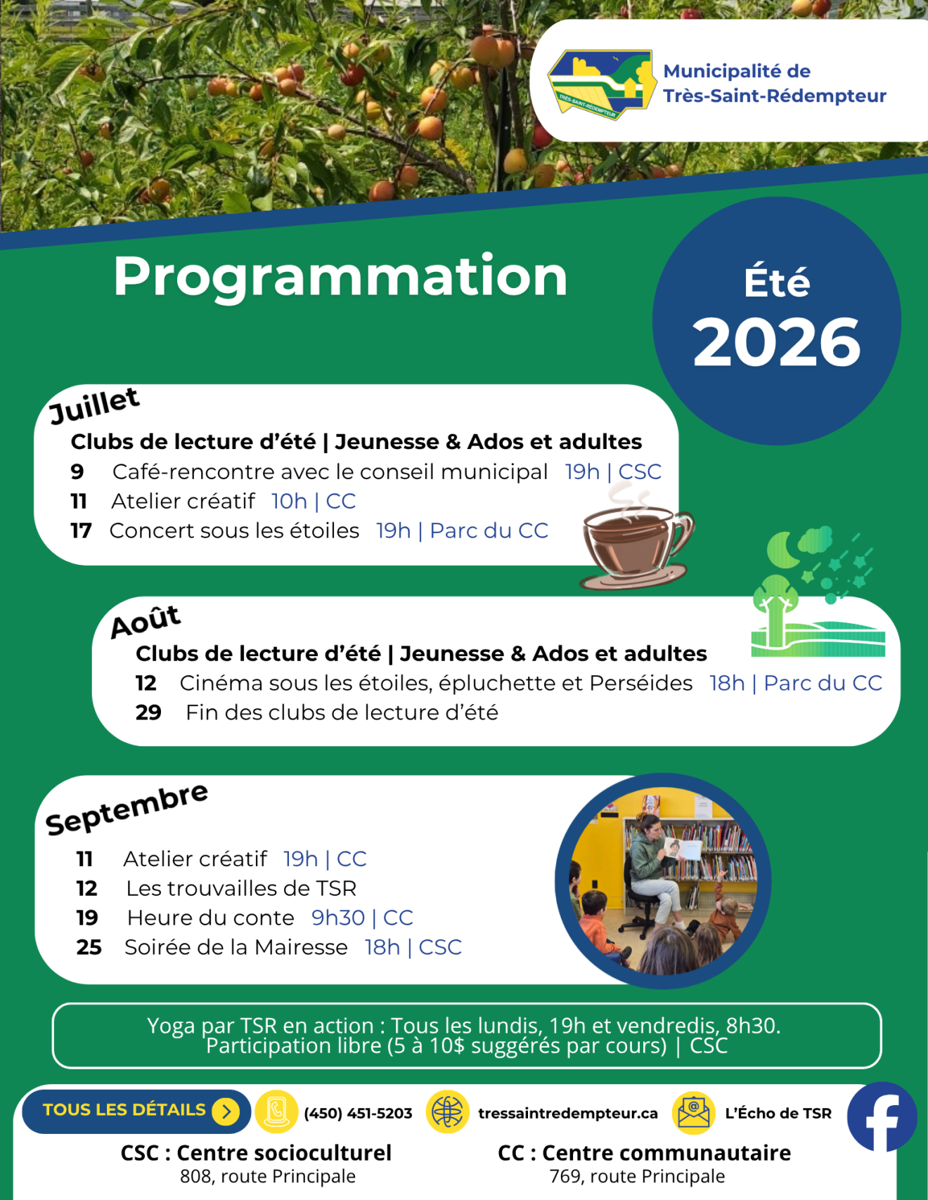 Programmation de l'été 2026