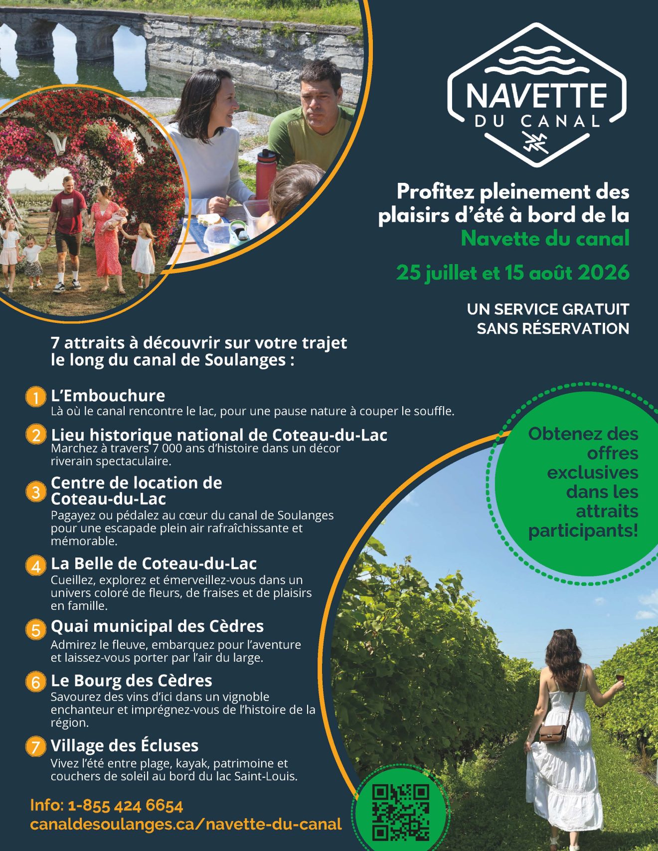 La Navette du canal : une façon simple et gratuite d’explorer le canal de Soulanges