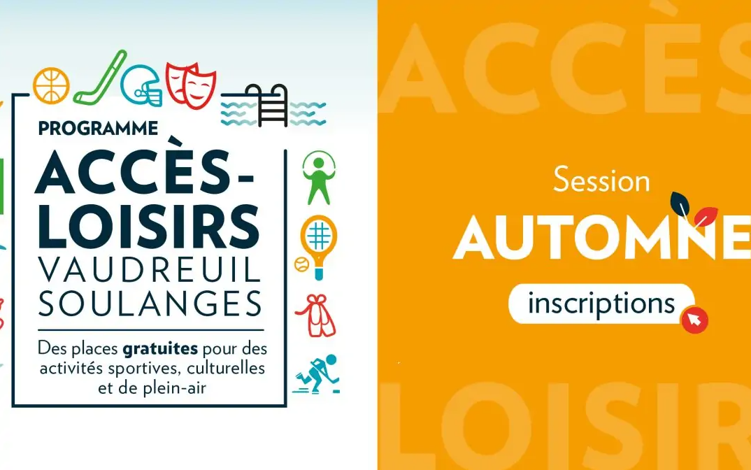 Programme Accès-Loisirs Vaudreuil-Soulanges | Session automne 2026