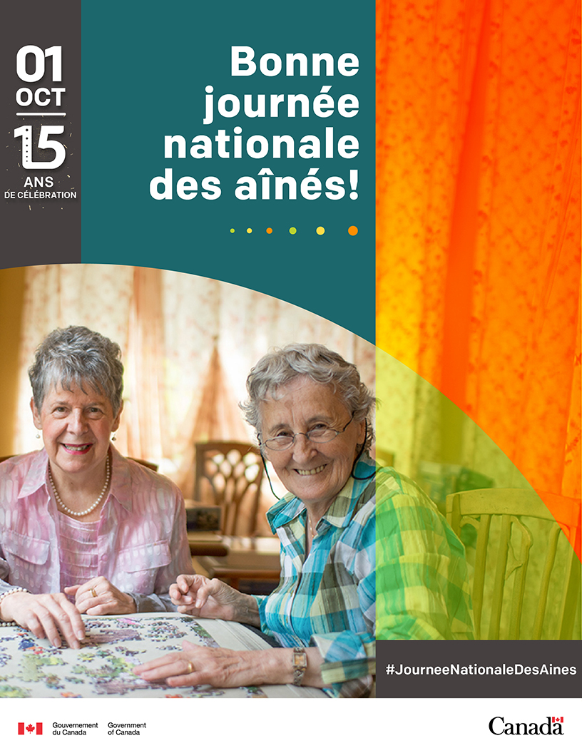 Journée nationale des aînés | Invitation - 1er octobre 2026 à 10 h 30